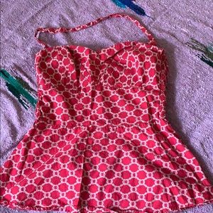 Anthropologie vintage style halter top